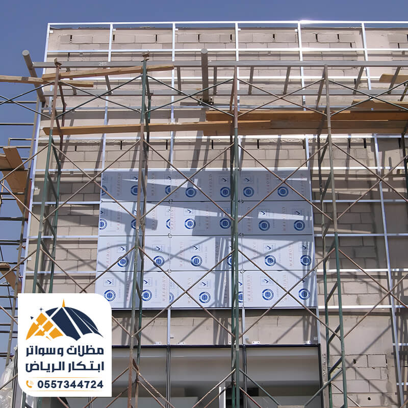تصميم وتركيب كلادينج مؤسسة ابتكار الرياض