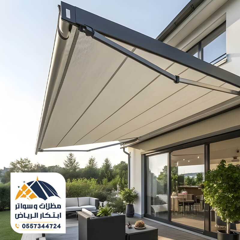 مظلة كهرباء متحركة بالريموت مؤسسة مظلات وسواتر ابتكار الرياض