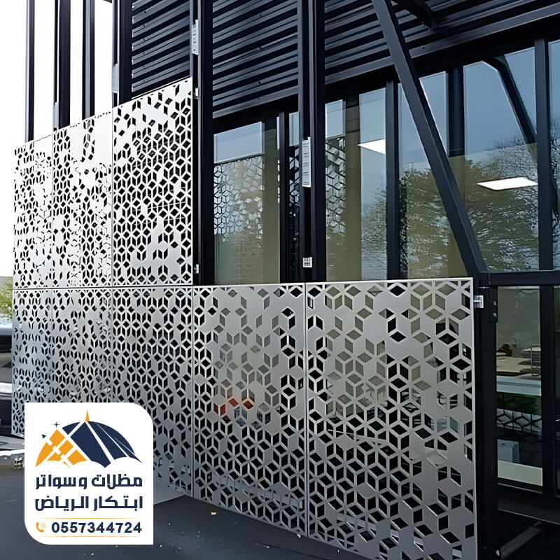 ديكورات حديد باشكال جميلة للمباني