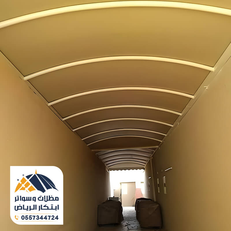 احدث اشكال مظلات ممرات