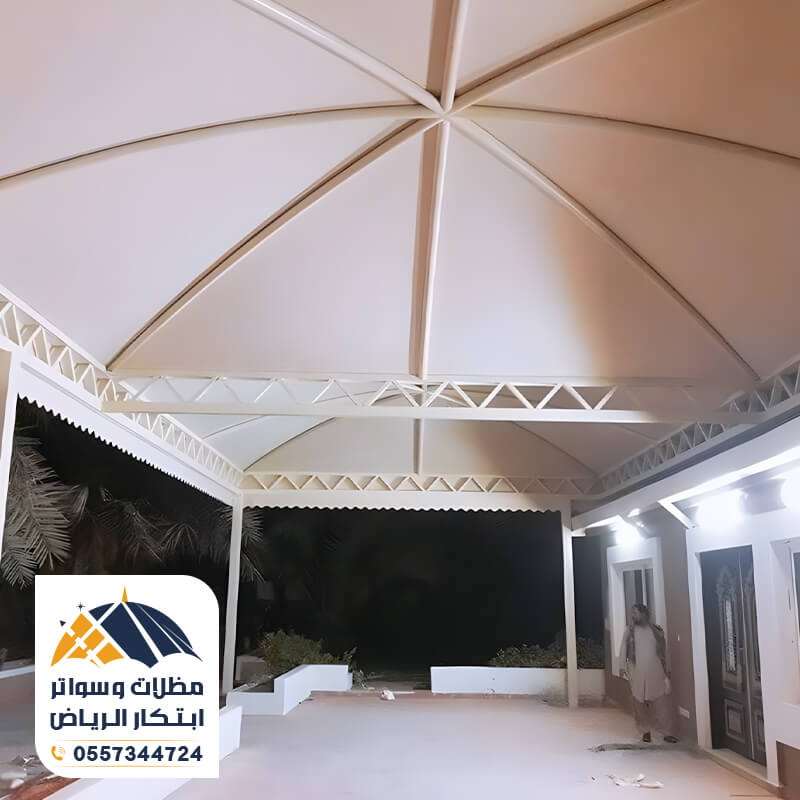 تركيب مظلات مسجد لحماية المصلين