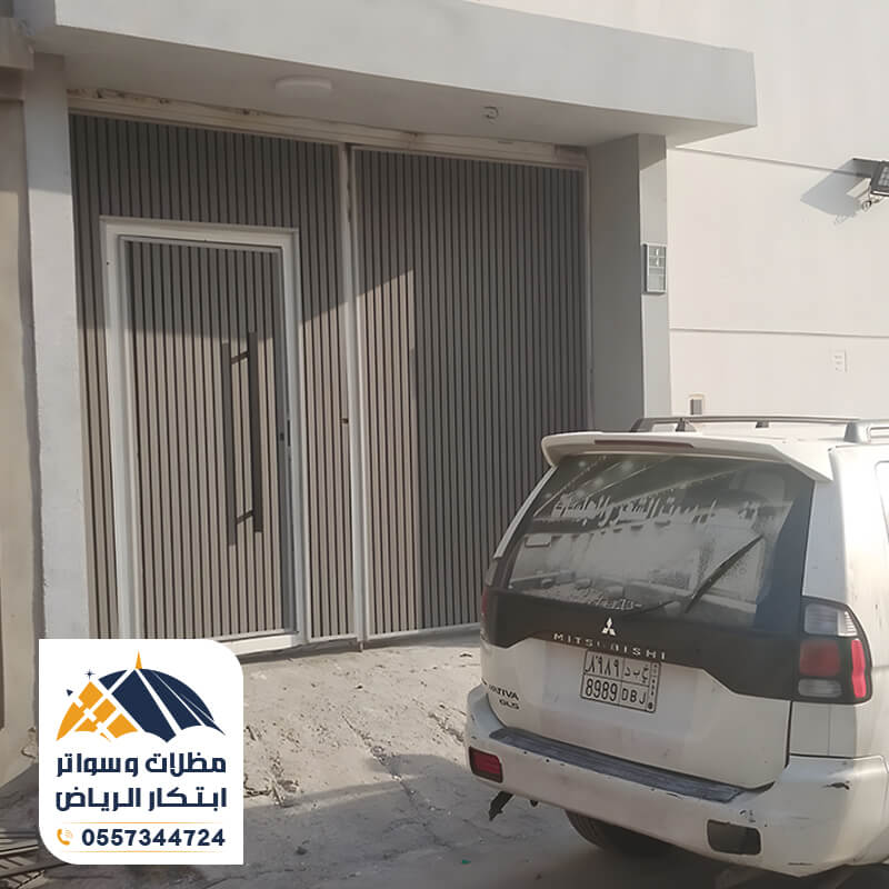 تلبيس ابواب خارجية ببديل الخشب بالرياض