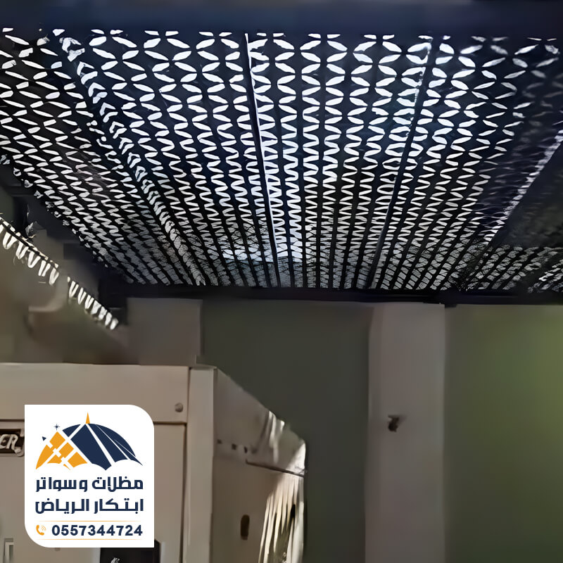 تركيب مظلات قص ليزر حديد مؤسسة مظلات وسواتر ابتكار الرياض