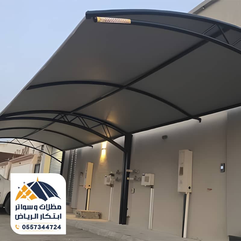 مظلات سيارات كابولي من مؤسسة ابتكار الرياض