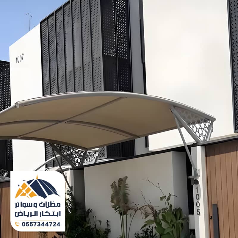 تركيب مظلات سيارات معلقه