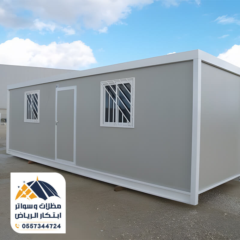 غرف جاهزة من الساندوتش بانل مؤسسة مظلات وسواتر ابتكار الرياض