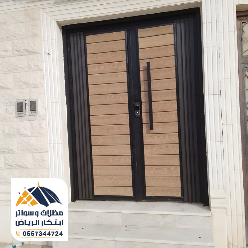 تلبيس أبواب بديل الخشب من مؤسسة ابتكار الرياض
